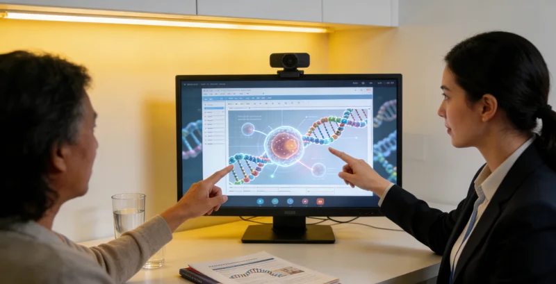 双鸭山家庭查看基因检测报告并讨