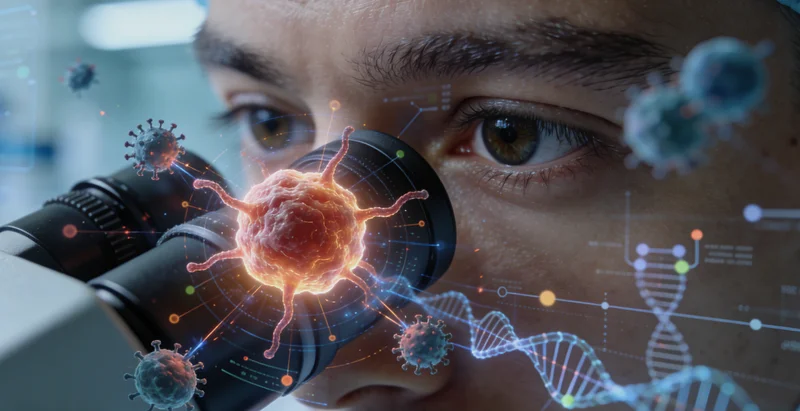 长春医院内医生与肠癌患者讨论治