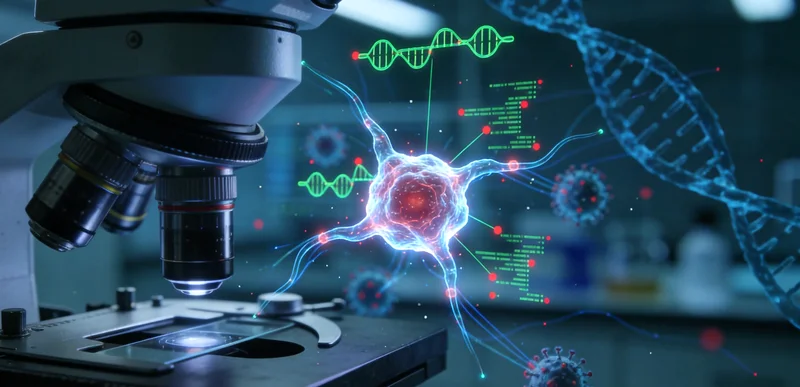 葫芦岛病理科医生在显微镜下查看