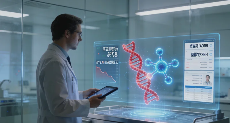 南昌医生与患者家属共同查看基因