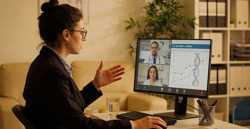 南昌医生与患者家庭围坐解读基因