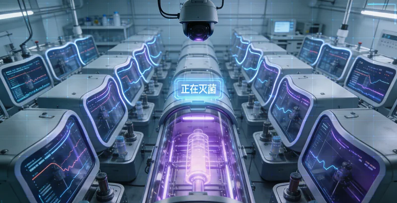 甘南护士正在轻柔地进行口腔拭子