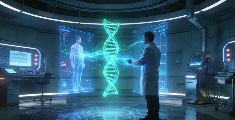 德令哈未来精准医疗展望概念图