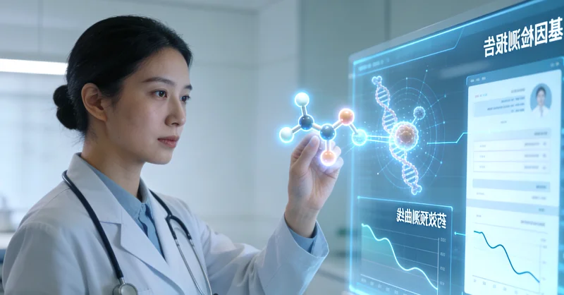 辛集患者与医生共同查看基因检测