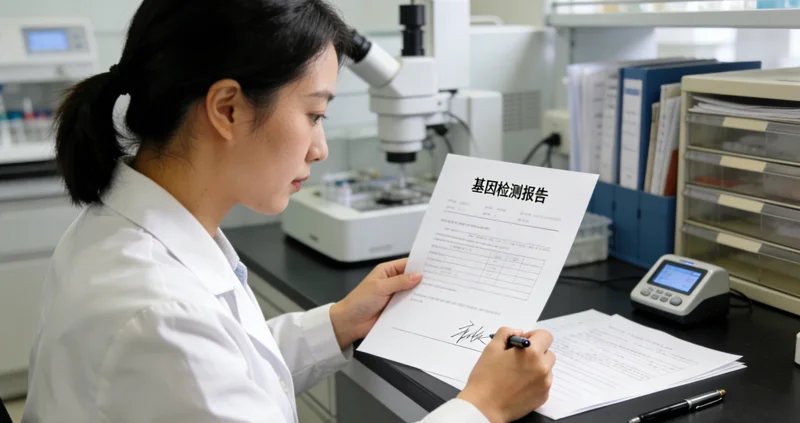 错配修复基因检测报告单示意图荔