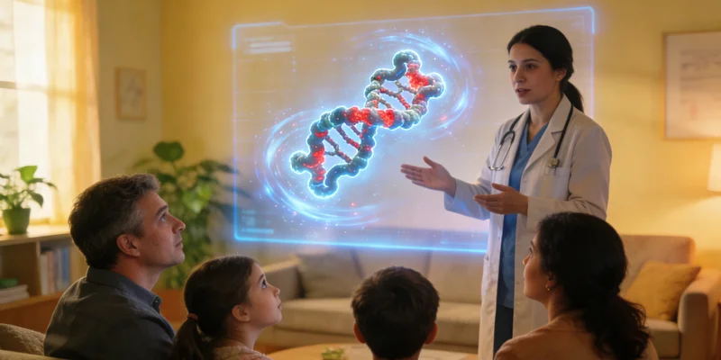 巴中遗传咨询师与家庭成员沟通场