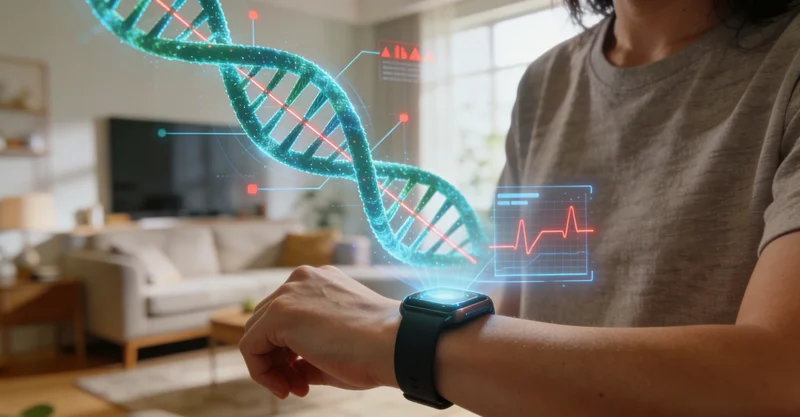 赣州医生与患者共同查看肺癌基因