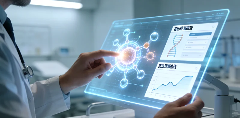 专业实验室进行基因测序分析