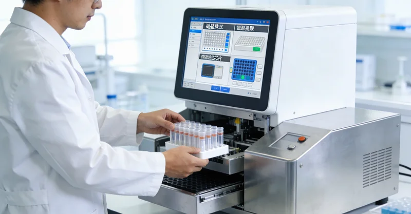 百色医生与患者共同查看基因检测