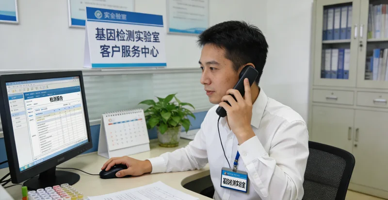 乌后旗医生进行基因检测报告解读