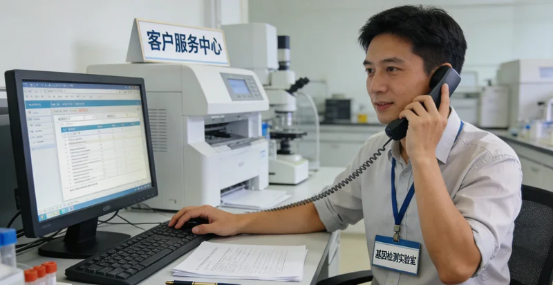 昆明女性在医院进行遗传咨询问诊