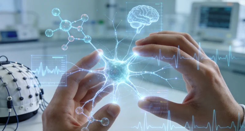 青岛海滨风光与健康生活寓意图