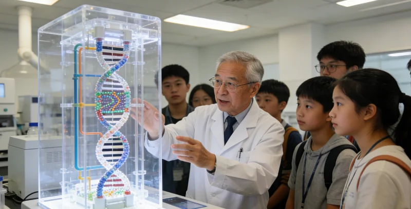 乌中旗遗传咨询师为家庭讲解基因