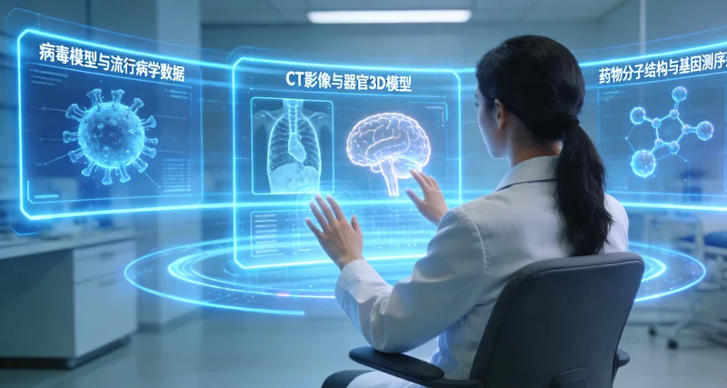 洪湖市民在医院进行医疗咨询场景