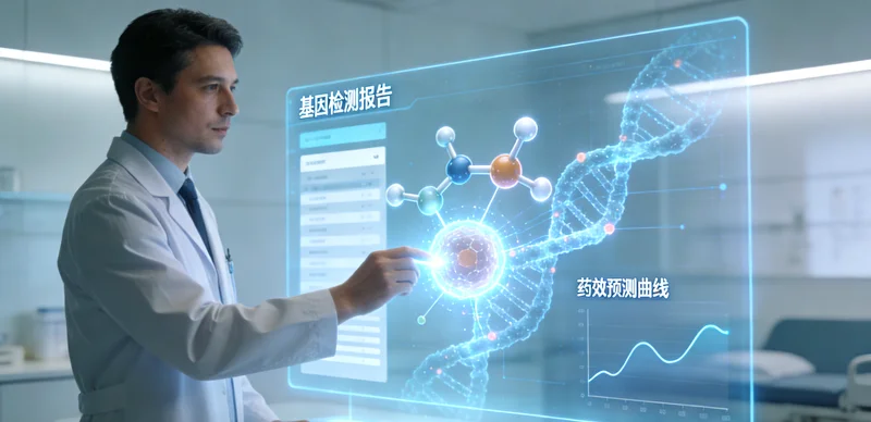 景洪医生为患者讲解基因检测报告