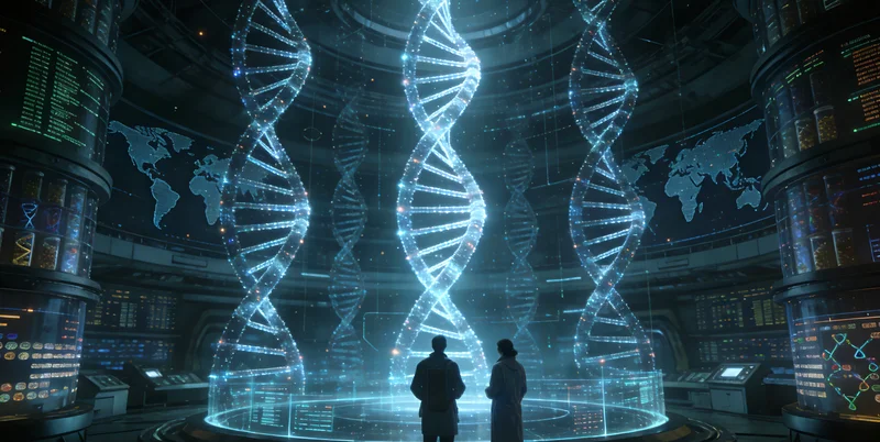 基因数据安全与隐私保护概念图