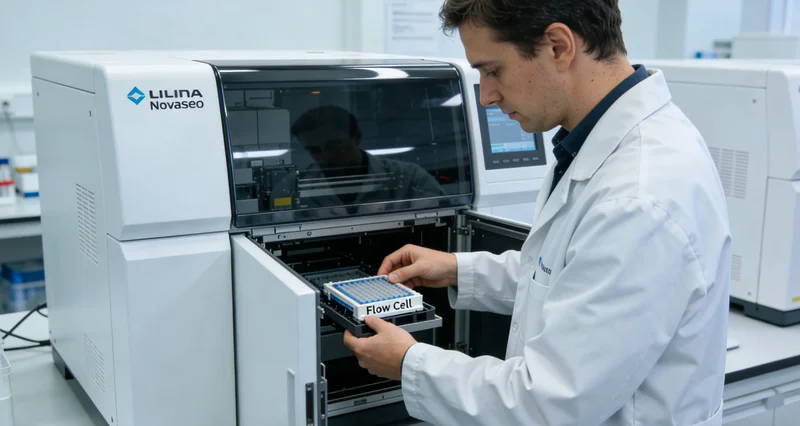 贵阳检测实验室内的基因测序仪在