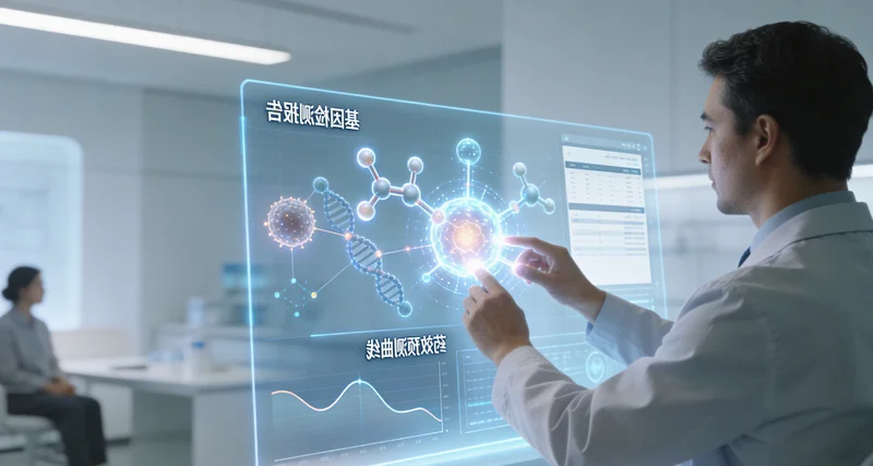 大连家庭在医生指导下查看遗传检