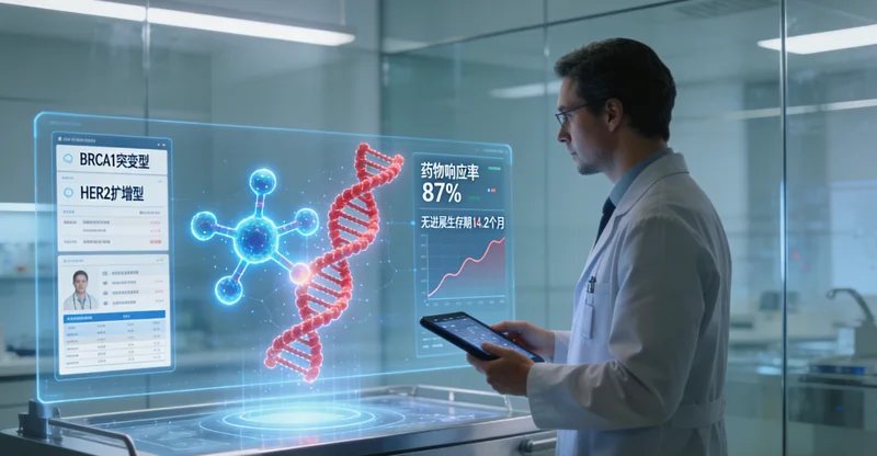 安康女性在诊室进行遗传咨询