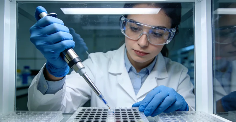 任丘医院护士为居民进行基因检测