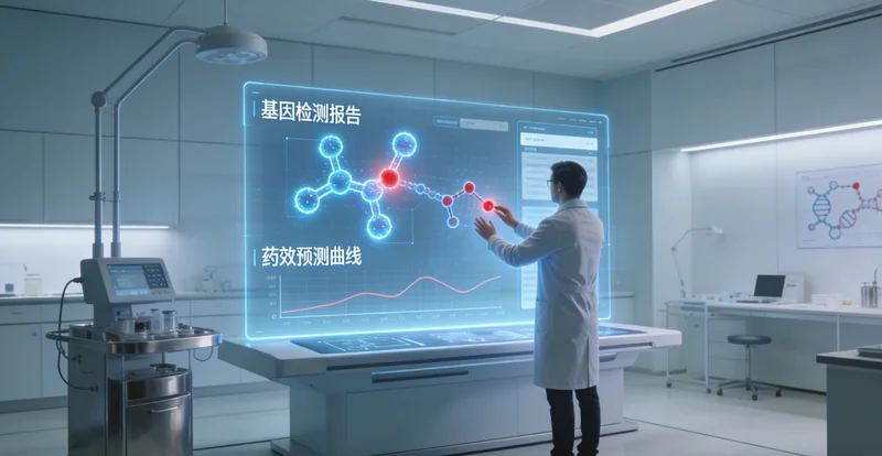 钟祥医生为患者解读基因检测报告