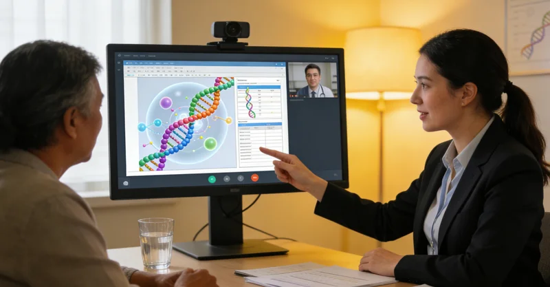 龙井遗传咨询师与家庭沟通场景