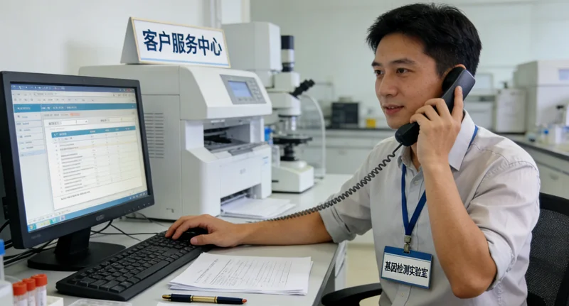 东兴家庭遗传健康咨询示意图