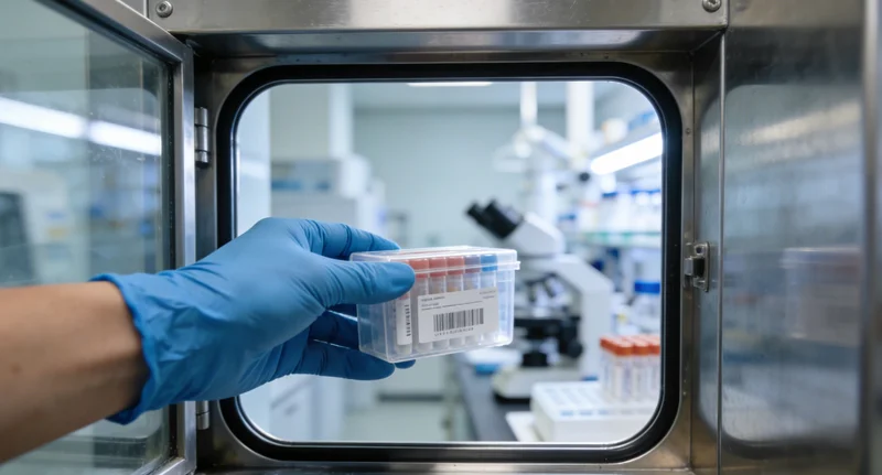 如皋家庭进行遗传咨询与采样场景