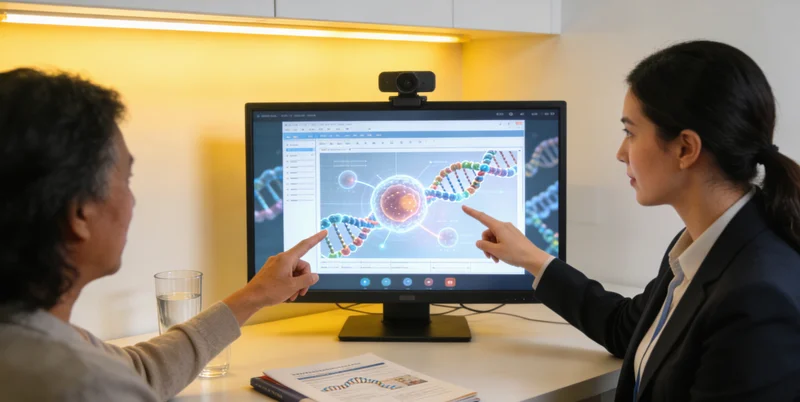 北屯遗传咨询师解读基因报告场景