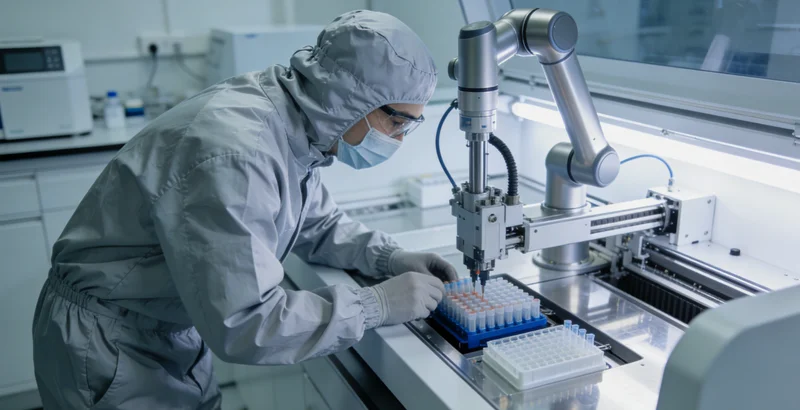 铁岭工厂技术女工在工作中保持健