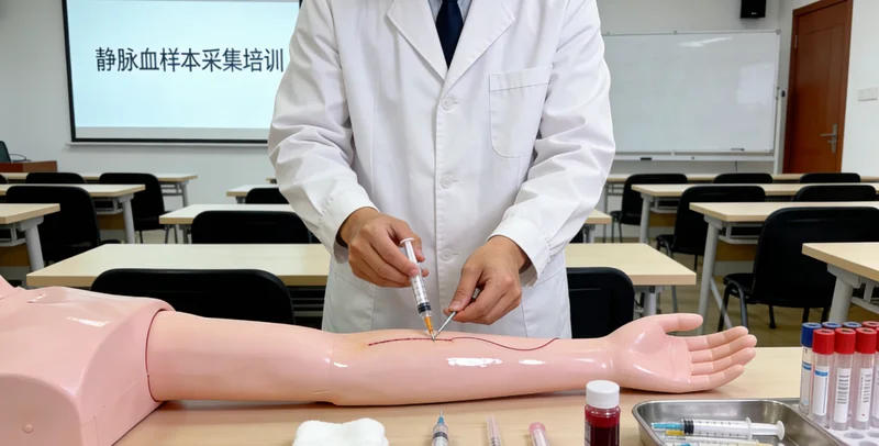 开封基因检测中心护士进行静脉血