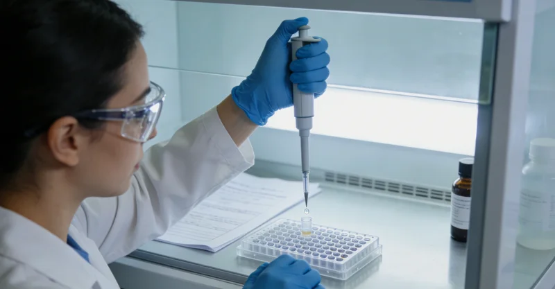 宜昌护士为市民进行基因检测采血