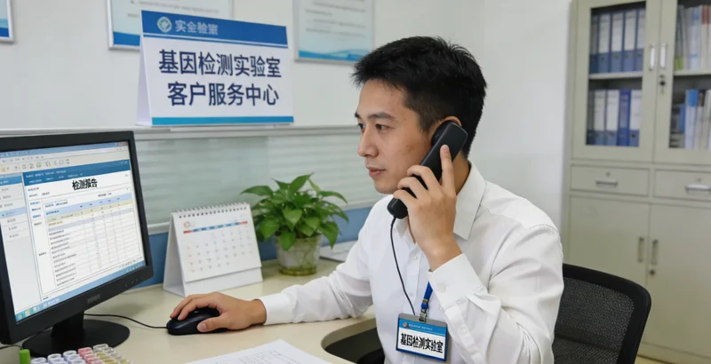 宁乡夫妇与医生共同查看基因检测