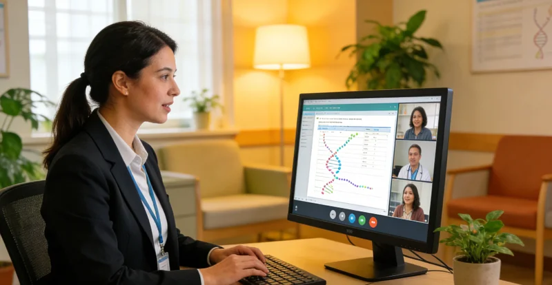 青铜峡遗传咨询场景，医生与咨询