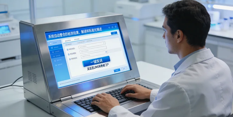 包头女士查看阴性基因检测报告后