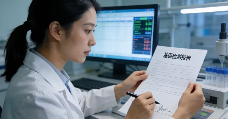 长春医生为患者解读基因检测报告