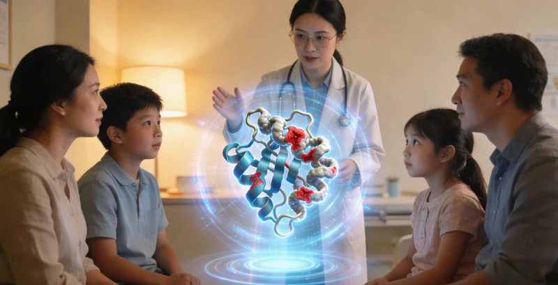 攀枝花家庭成员在遗传咨询室沟通