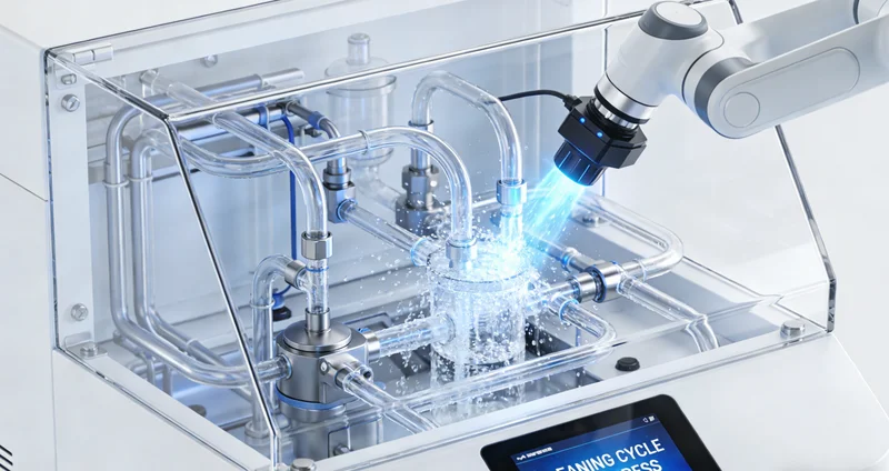 应城居民进行肠镜检查示意图