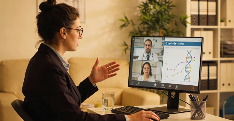 哈尔滨遗传咨询师与咨询者面对面