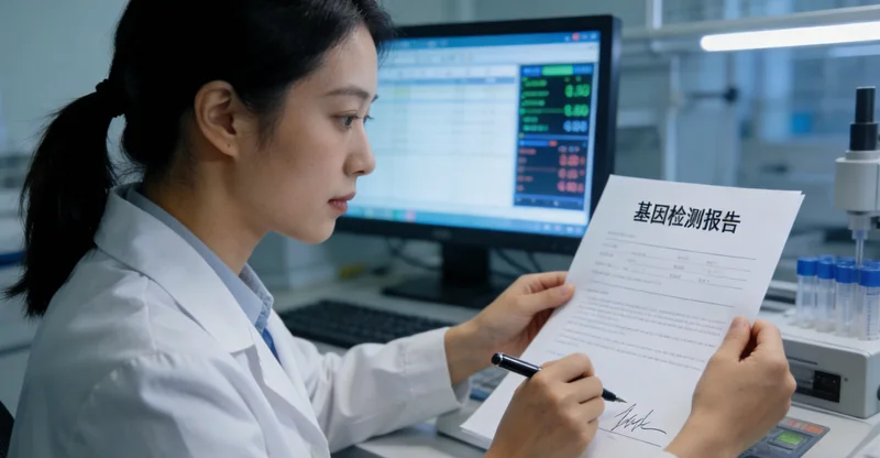 杭州基因检测报告专业解读示意图