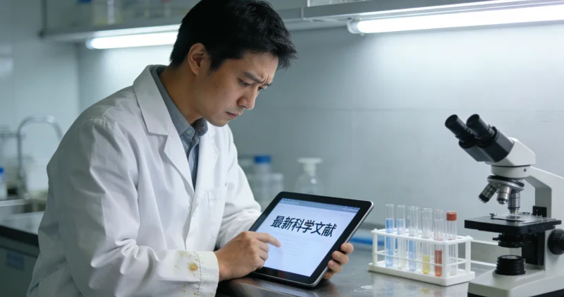 专业基因测序实验室内部工作场景