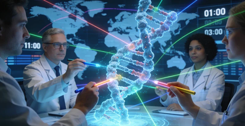 新乐家庭与医生咨询遗传问题场景