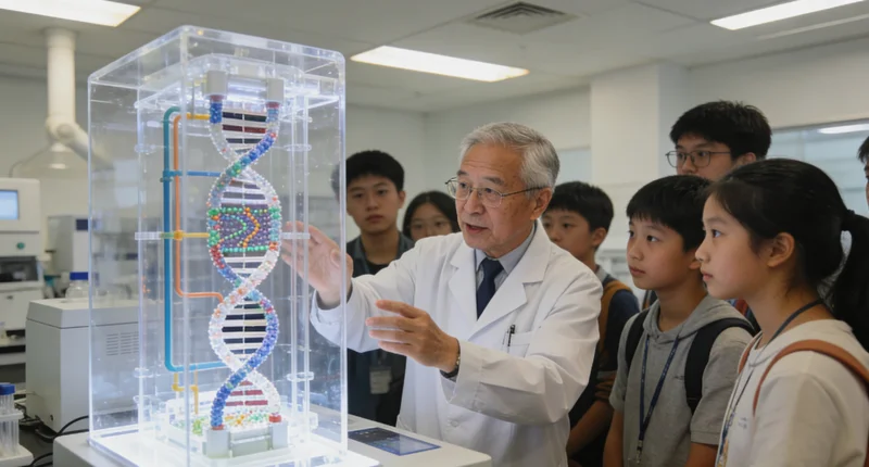 梅河口家庭共同学习了解遗传健康