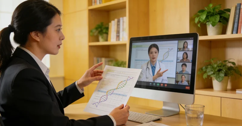 迁安家庭遗传基因科普示意图