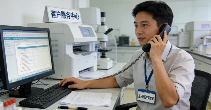 芒市家庭进行遗传健康咨询场景