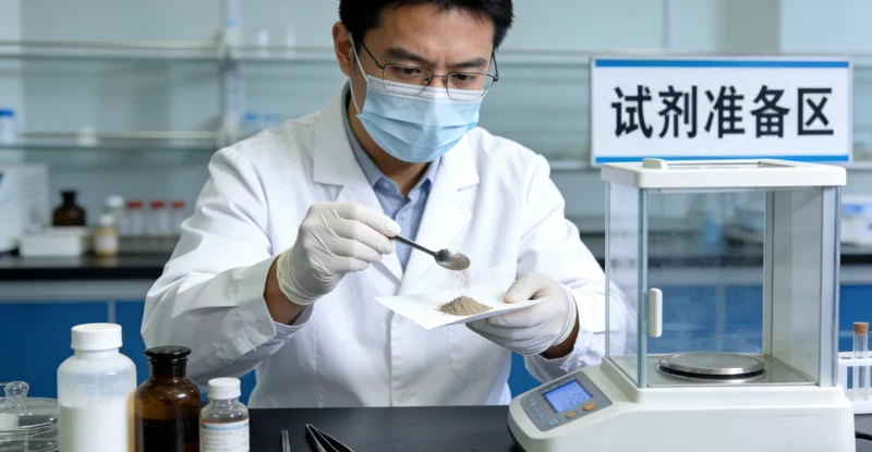 北京清晨灯光照亮女性前行背影象