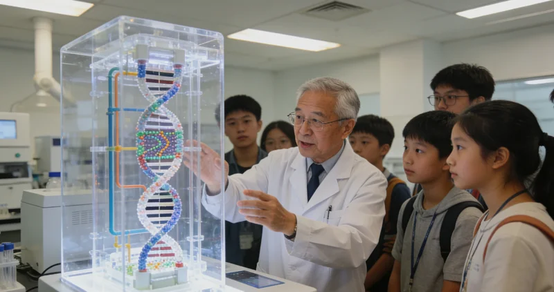 扎赉市民在医院进行遗传咨询场景