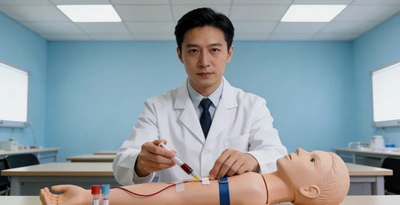 天津市民在检测机构进行基因检测