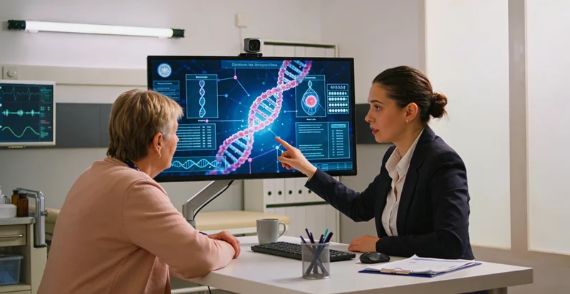 白银市医生为夫妇进行遗传咨询场