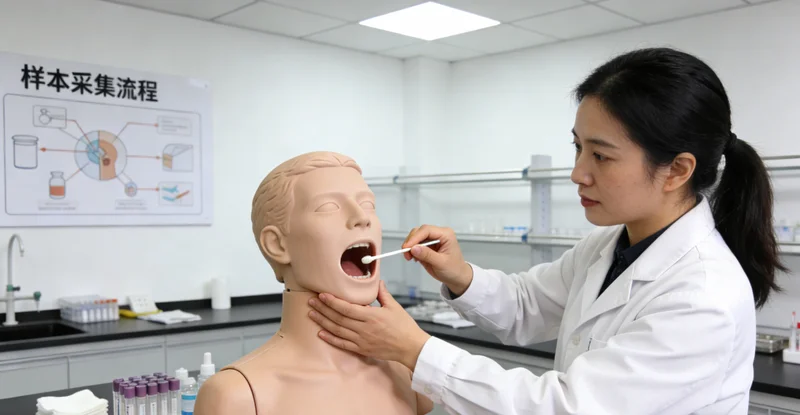 宁安基因检测无创采样过程示意
